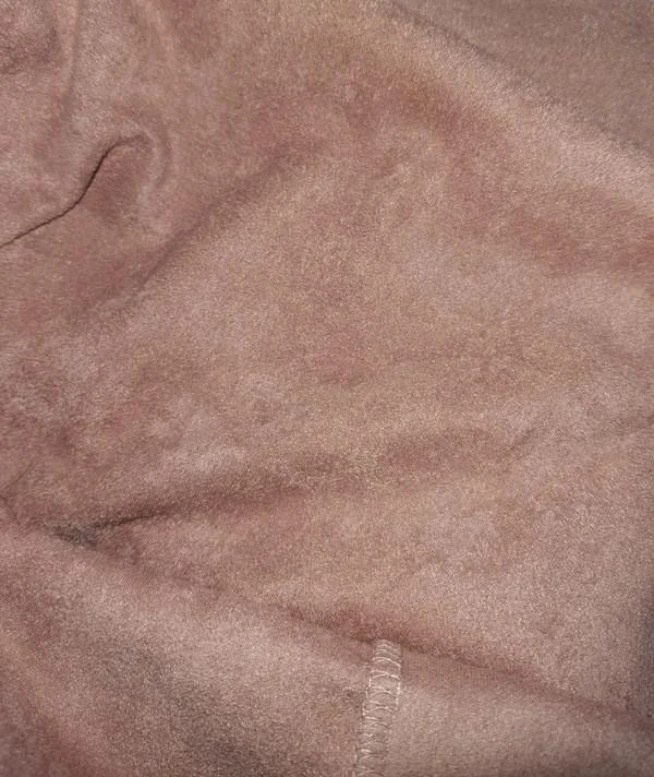 Vestido curto rosa claro com gola redonda 38 - M – photo 12
